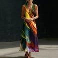 thumbnail image 6 of Stamzod Long Dresses for Women 2026 Summer Casual Plus Size Dress Sleeveless Boho Floral Sundresses Multicolor D XXL, 6 of 8