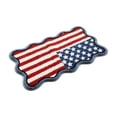 thumbnail image 2 of Beautynvta 4th of July Bathroom Rugs, American Flag Tufted Rug Patriotic Floor Mat, Plush Non-Slip Absorbent Bath Rug for Indoor Entrance Bathroom Decor, 15.7x23.6 Inch, 2 of 7