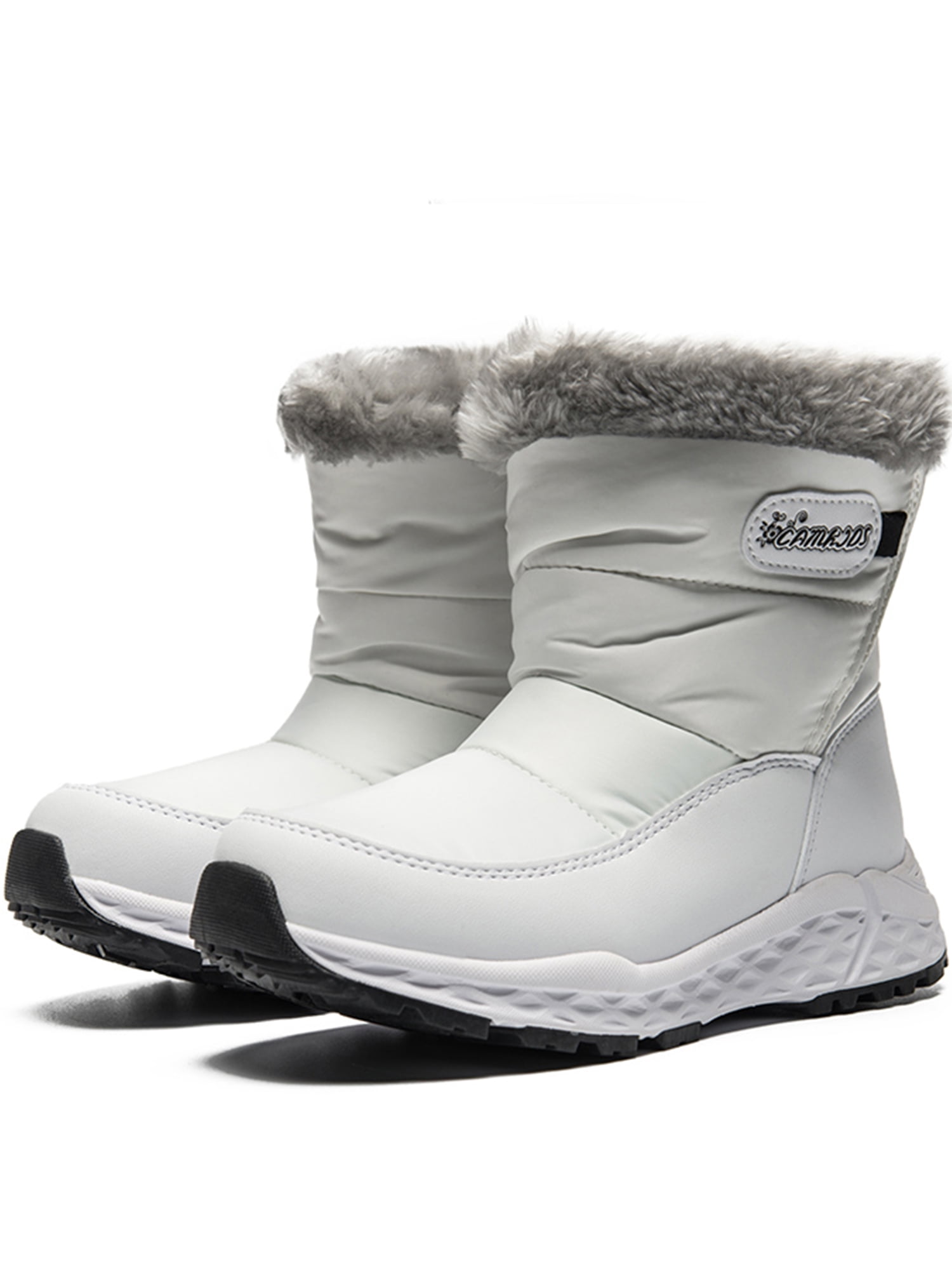 pink and black snow boots