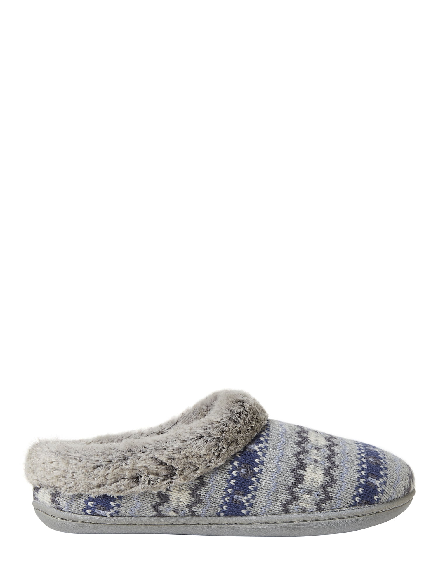Dearfoams DF by Dearfoams Women�s Fairisle Clog slippers