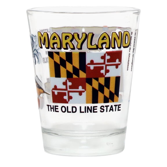 Maryland The Old Line State All-American Collection Shot Glass