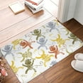 thumbnail image 5 of Fotbe Extra Durable Door Mat - Dirt Trapping Outdoor Welcome Mats - Non-Slip Outdoor Door Mats - Low Profile Front Door Mat - Indoor (16" x 24", Cartoon Monkey ), 5 of 9
