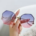thumbnail image 3 of Fashion Sunglasses Women Metal Female UV400 Vintage Ladies Stylish Design Oversized Square Sunglasses For Women, 3 of 10