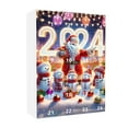 thumbnail image 2 of 2024 Countdown to Christmas 24 Day Advent Calendar with Adorable Acrylic Snowman Ornaments for Festive Celebration, 2 of 8