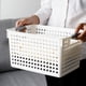 thumbnail image 3 of Injueey Robusto y duradero. Características de la caja de almacenamiento de plástico saludable. Contenedor de caja de almacenamiento Almacenamiento y organización del hogar cuadrado L, 3 of 6