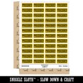 thumbnail image 2 of Processed Border Top Bottom Sticker Set - Yellow - Matte Finish - 1.25" Mini, 2 of 7