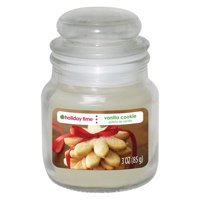 Holiday Time 3-oz Jar Candle, Vanilla Cookie