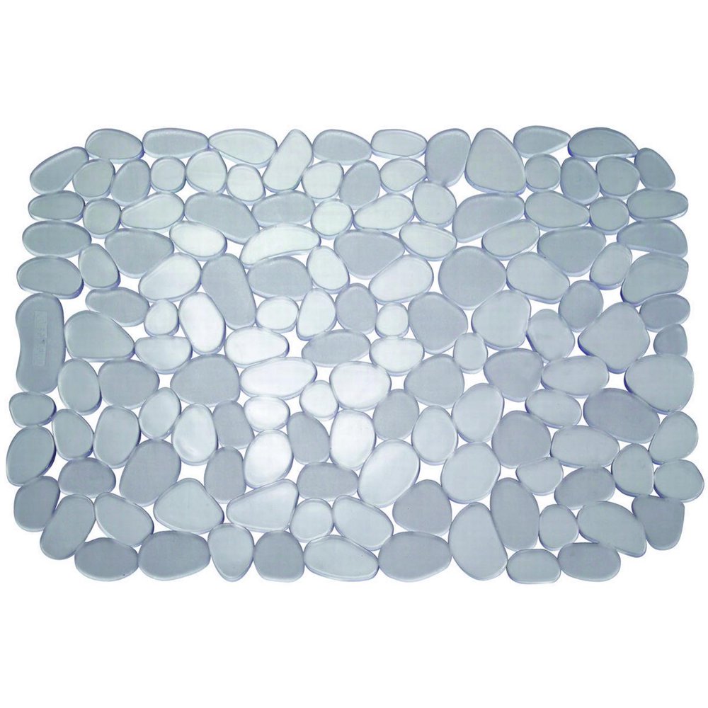 InterDesign 60663 Large Textured Pebble Sink Mat, 12 in Length X 151/