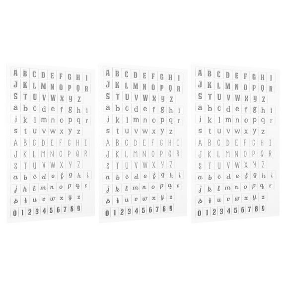 HONITANO Stamps for Journaling 3Pcs Diy Planner Stamp Embossing Letter Stamps Craft Supplies