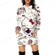 thumbnail image 3 of Sudadera con capucha para mujer, con estampado de HELLO KITTY, sudadera con capucha de manga larga de marca, sudaderas casuales elegantes y lindas para mujer, sudaderas con capucha, vestido de otoño, 3 of 5
