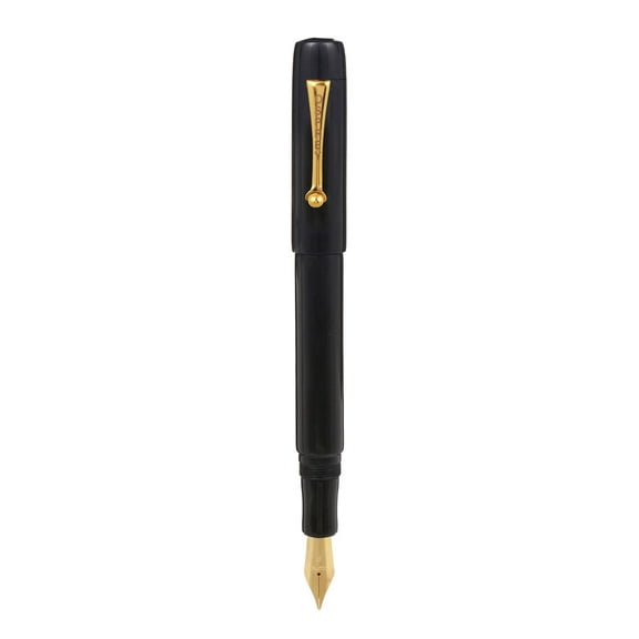 Milano-Size 6 Double-Broad, Gold Plated Black (ebonite)