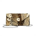 thumbnail image 7 of TSOVTHRID Womens Clutch Purses Floral Leopard Tiger Pattern Ladies Party Handbag Dressy Evening Envelope Bag for Formal Wedding Cocktail Prom with Detachable Chain, Beige, 7 of 7