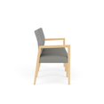 thumbnail image 2 of Pemberly Row Waiting Reception 3 Seat Tandem Seating No Center Arms in Gray, 2 of 5