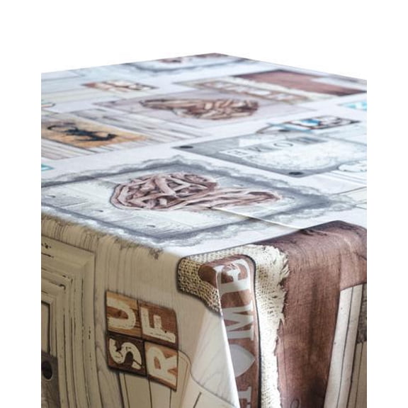 Surf Time 100% Polyester, Stain Resistant Tablecloth 39 x 58 inch