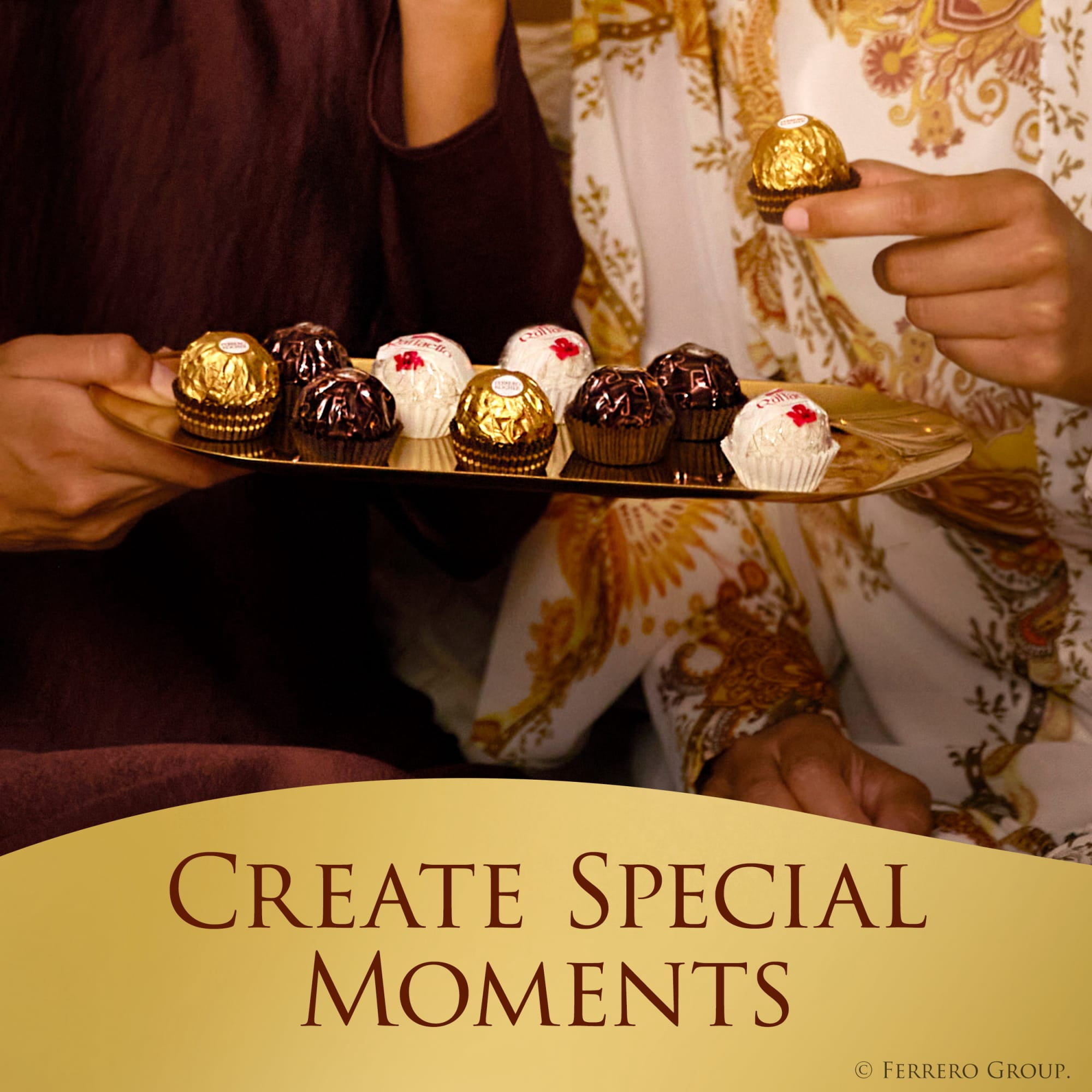 (2 pack) Ferrero Collection Gourmet Gift Box, 16 Assorted Chocolates with Dark Chocolate, Coconut, and Milk Chocolate, 6.1 oz