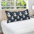 thumbnail image 4 of Cute Rabbit with Crown on Moon Plush Pillow Cases Queen Size Ultra Soft Warm Pillowcases with Zipper 20"x30", 4 of 9