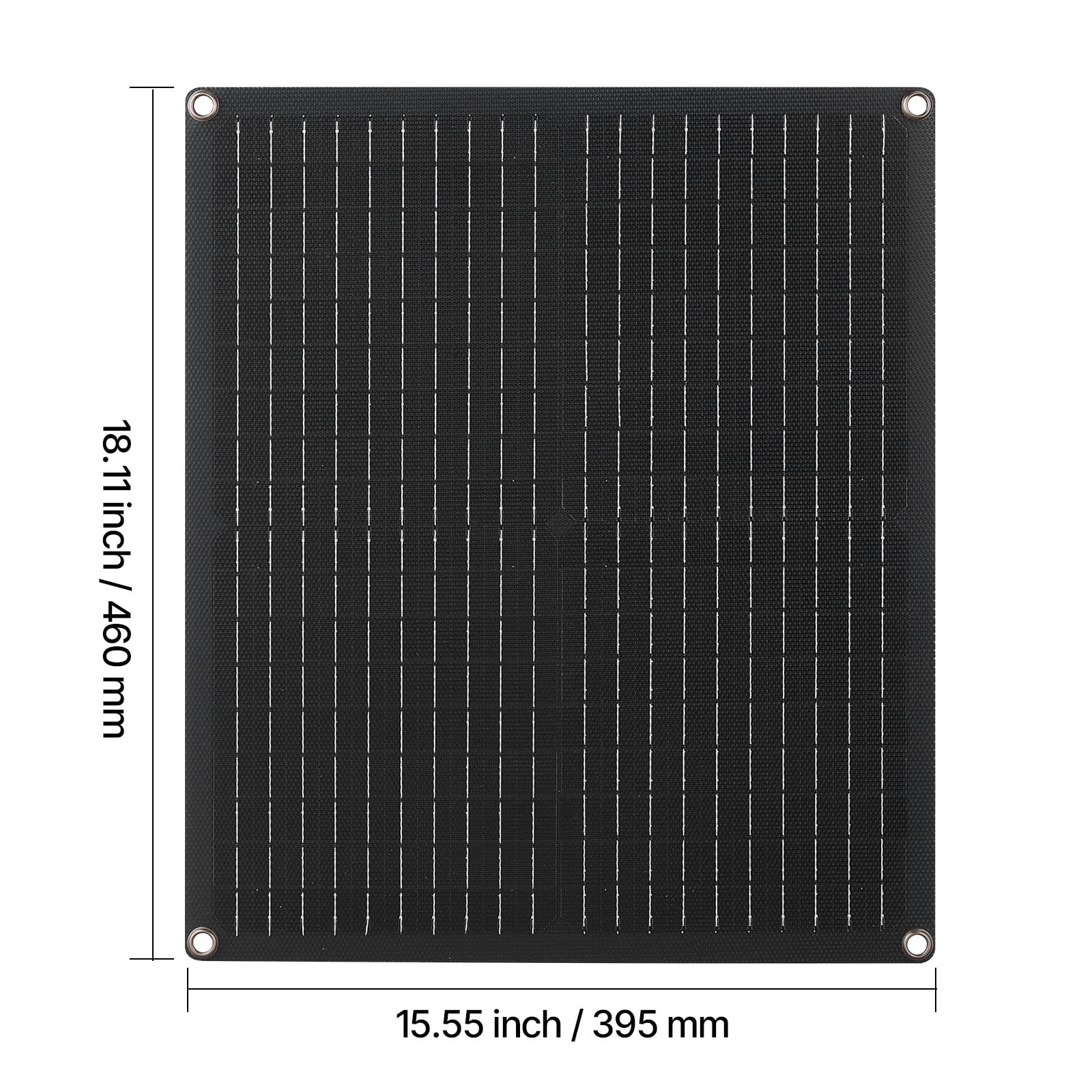 VEVOR 30W 12V Solar Panel Battery Charger,Solar Battery Trickle Charger Maintainer with Built-in Smart Controller & 3 Connection Cables,IP67 Waterproof Portable for RV Car Motorcycle Boat Van Camper