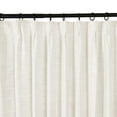 thumbnail image 2 of Linen Textured Pinch Pleat Curtain for Living Room, Room Darkening Window Curtain Panel for Bedroom, Privacy Drape with Double Layer (72 x 84 Inches, 1 Panel, Sand Beige) outdoor curtains, 2 of 6