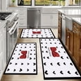 thumbnail image 6 of Kitchen Rugs Sets 3 Piece with Runner Floral Kitchen Floor Mat Carpet Farmhouse Rugs and Mats Non Skid Washable Runner Rug for Kitchen Office Sink Laundry, 6 of 12