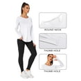 thumbnail image 3 of Pinspark Workout Shirts for Women Long Sleeve Yoga Tops Sports Hiking Shirt Breathable Athletic Top Loose Fit, 3 of 6