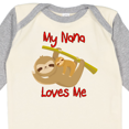 thumbnail image 4 of Inktastic My Nana Loves Me Sloth Boys or Girls Long Sleeve Baby Bodysuit, 4 of 5