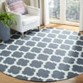 thumbnail image 2 of SAFAVIEH Dhurries Aditya Geometric Area Rug, Blue/Ivory, 6' x 9', 2 of 10