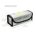 thumbnail image 2 of 2 Pack LiPo Battery Fireproof Explosion Proof Safety Bag for guarding, charging and storage, 2 of 6