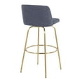thumbnail image 6 of Toriano 30" Fixed-Height Bar Stool, Bar Chairs, Swivel Bar Stools, Bar Stools Set of 2, 6 of 6