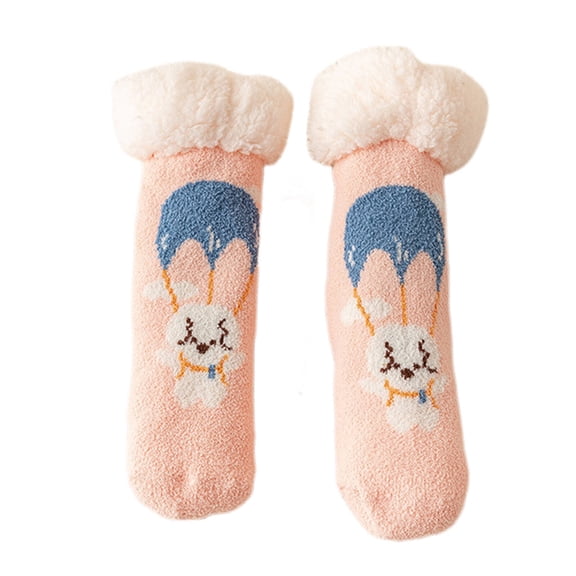 TELOLY Socks Twice As Warm Gift Upgrade Inner Lining Non-Shedding Slippers Socks for Women,Style10