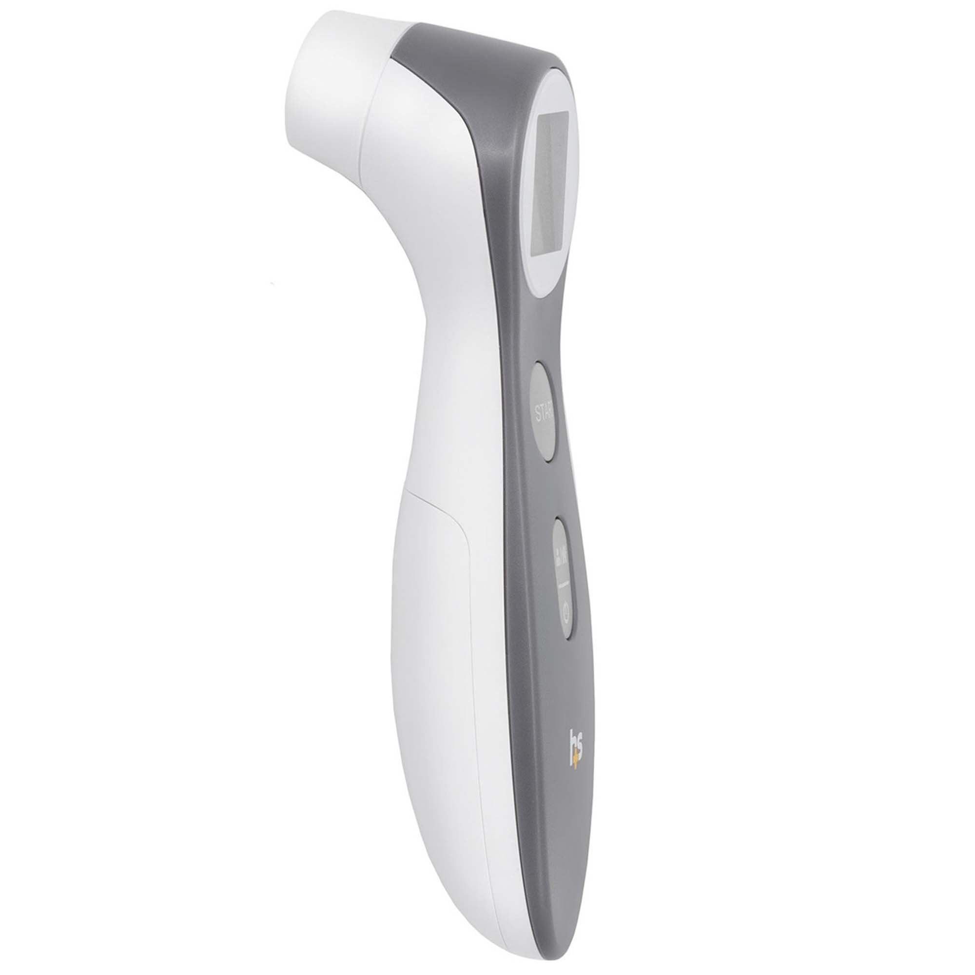 HealthSmart Digital Touchless Infrared Thermometer, white and gray