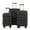 Dark Gray, variant on GDF Studio 20"/24"/28" Spinner Wheel Luggage Sets, 3-Piece Hard Shell Suitcases with Lock, Purple