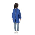 thumbnail image 2 of Toptie Cotton Kids Smock Apron for Hair Grooming Painting Cooking with Front Pocket & Long Sleeve, for Age 1-9 years-Royal Blue-M, 2 of 6