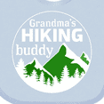 thumbnail image 4 of Inktastic Grandma's Hiking Buddy with Mountains and Trees Boys or Girls Baby Bib, 4 of 4