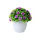 thumbnail image 2 of Plantas Artificiales De Plástico En Maceta 1 pieza de bonsái de flores artificiales moradas, arreglos florales de plástico para bodas, decoración del hogar y la sala de estar. Rkxzt, 2 of 9