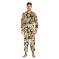 thumbnail image 6 of joogoo Vintage Roses Flowers-i6 Unisex Adults Onesies Pajamas Jumpsuits L, 6 of 7