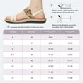 thumbnail image 6 of MEGNYA Hiking Sandals for Women, Comfortable Walking Flip Flop Sandals with Arch Support, Athletic Sandals with Hook and Loop Straps for Beach Vacation Adventure, 6 of 8