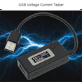 thumbnail image 4 of USB Voltage/Amps Power Meter Tester Multimeter Digital Multimeter USB 2.0 Multifunction Electrical Tester Capacity., 4 of 6
