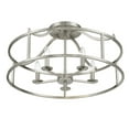 thumbnail image 2 of Stockton 5-Light Ceiling Light in Satin Nickel, 2 of 6