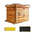 thumbnail image 2 of Ourlova 10-Frame Complete Beehive Kit for Beginners, 1+1 Box with Wax-Coated Frames & Foundations, 2 of 8