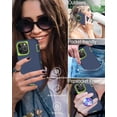 thumbnail image 6 of for iPhone 13 Pro Max Case, Dust-Proof Port Cover, Full-Body Non-Slip Silicone Rubber Covered, Military Grade Drop-Proof Shockproof Phone Case, Green/Blue, 6 of 7