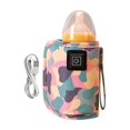 thumbnail image 1 of Funda Térmica para Botella USB Bsvklp Aislamiento Térmico Calentador Leche Portátil Camuflaje Rosa, 1 of 9