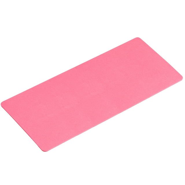 Unique Bargains 47x20' Desk Mat Protector, Dual Side Soft Smooth Mouse Pad Writing Mat, Pink