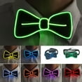 thumbnail image 2 of Jangslng LED Bow Tie Glow in The Dark Adjustable Button Various Light Modes for Parties Weddings Halloween Cosplay, 2 of 8