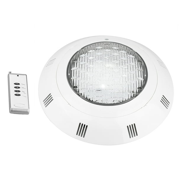 Luz de piscina, luz brillante de piscina RGB de 12 V y 24 LED con control remoto Luz de piscina LED RGB Muy recomendada