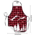 thumbnail image 2 of Fuzoiu Christmas Tree Buffalo Plaid Print Kitchen Cooking Aprons,Kitchen Cooking BBQ Aprons,Chef Apron with 2 Pockets for Men Women,Art Aprons for Painting Pottery Ceramics, 2 of 7