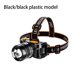 thumbnail image 3 of Toystoory Faro delantero con sensor de luz, linterna para correr, modo potente, para exteriores, brillante, Mini portátil, impermeable, para Pescar Plástico negro Toystoory OD029379-02, 3 of 6
