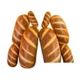 thumbnail image 2 of Cute Real Life Bread Design Plush Pillow Toy, 2 of 4