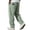 Light Green_04, variant on Mens Casual Corduroy Pants Drawstring Elastic Waist Straight Leg Sweatpants with Pocket Solid Color Outdoor Leisure Winter Trousers Complexion M