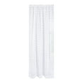 thumbnail image 2 of BiFandian Sheer Voile Curtains, Long Transparent White Gauze Drapes for Living Room, Embroidered Modern Striped Window Panel for Bedroom, Sliding Glass Door, 2 of 9