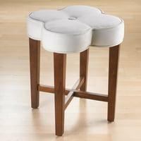 Vanity Stools Product Image Hilale Furniture Clover Vanity Stool Cherry